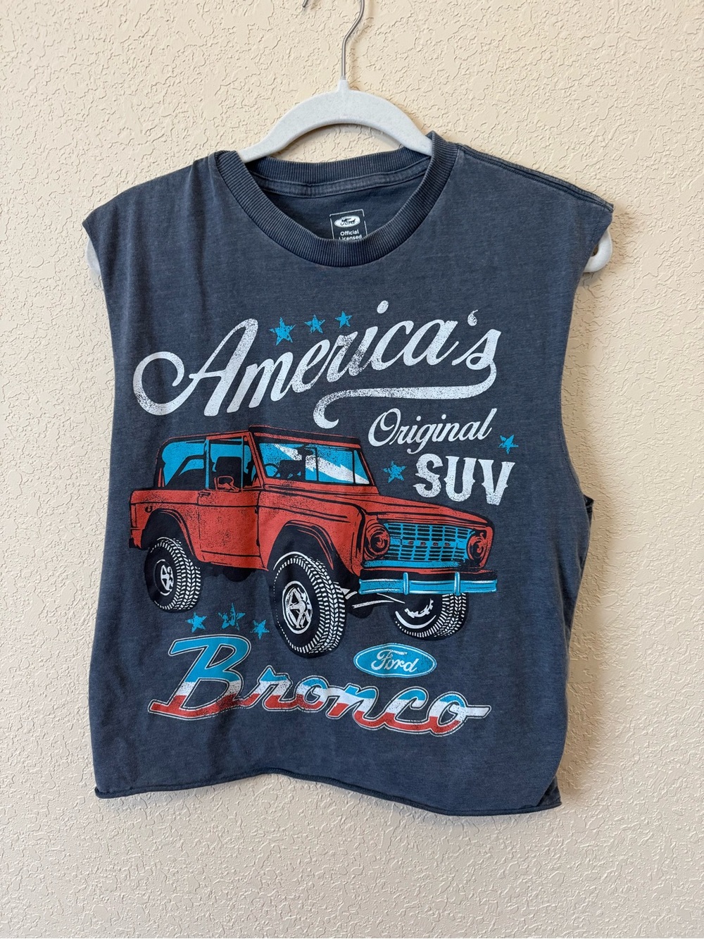 Ford Bronco Tank Top, Size Medium